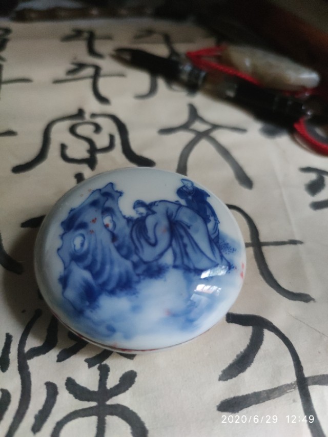 文房清供印盒大全,清文房青花小印盒图片