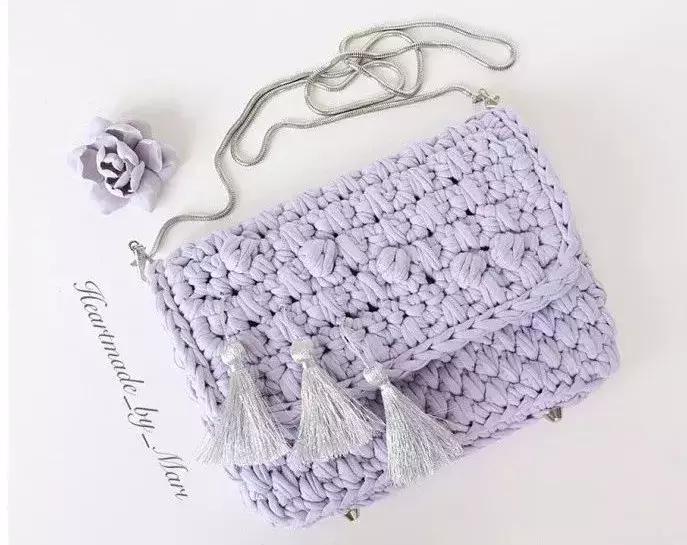 最近很火的泫雅针织包教程,泫雅包透明编织图解