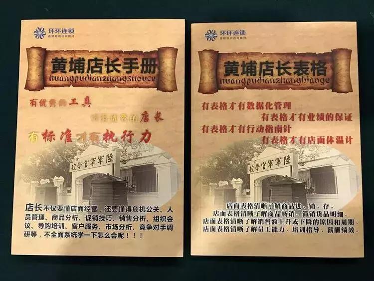 黄埔店长手册与黄埔店长表格,店长手册的工作指引分析图