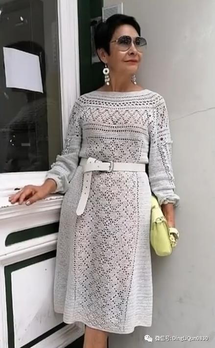 中老年人女冬季针织衫教程,针织中老年女装新款