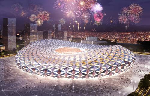 恒大新球场内部设计,广州恒大新球场设计图视频