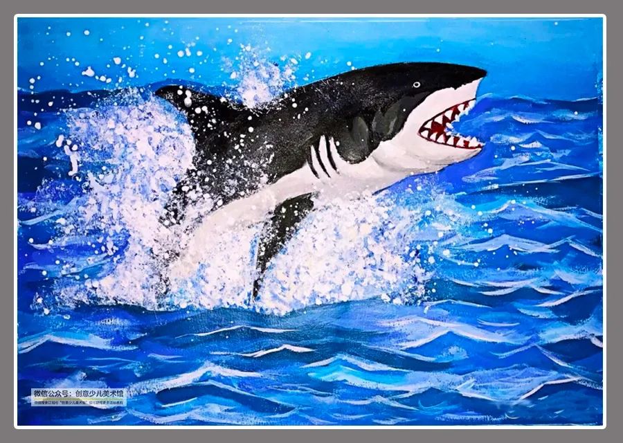 儿童画创意水粉画8-10岁,100幅适合零基础的儿童水粉画