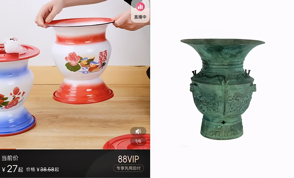 外国人的脑洞有多大？错把便盆当古董瓷器喝酒，像极了当年的酒具