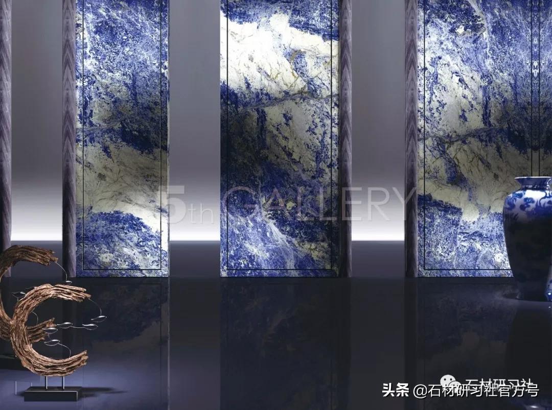 石材蓝色经典,经典蓝石材