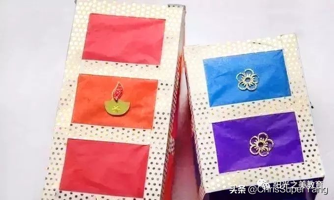 幼儿园小班元旦亲子手工立体灯笼,元旦亲子手工灯笼100种