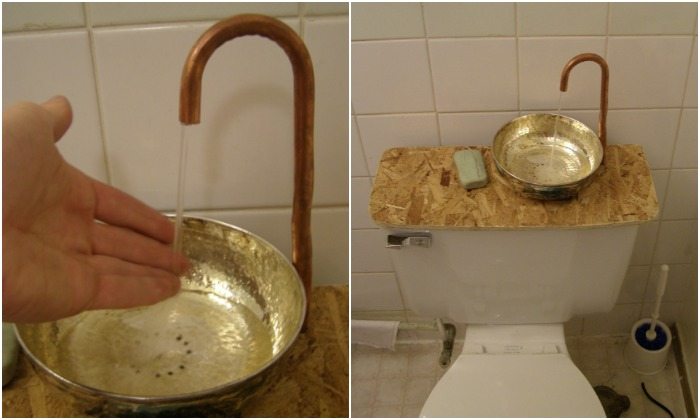 生活污水冲马桶可节约用水,外国人马桶改造