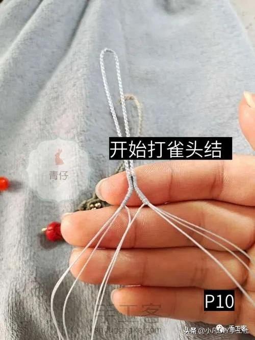 简单易学的手机链制作教程,手机链最新款教程