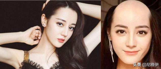 女明星光头的照片,女星光头形象盘点