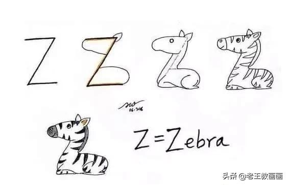 最简单的简笔画教程,超简单儿童简笔画入门初学