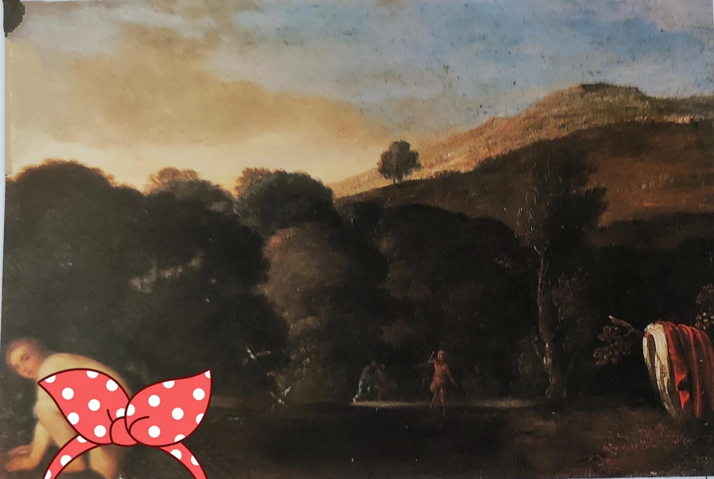 由于道德世俗约束，导致我的1幅女人体油画尽显传统古典神秘美