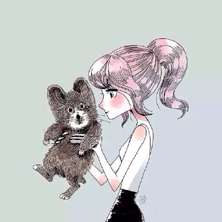 彩铅手绘动漫人物插画,彩铅人物画法作品欣赏