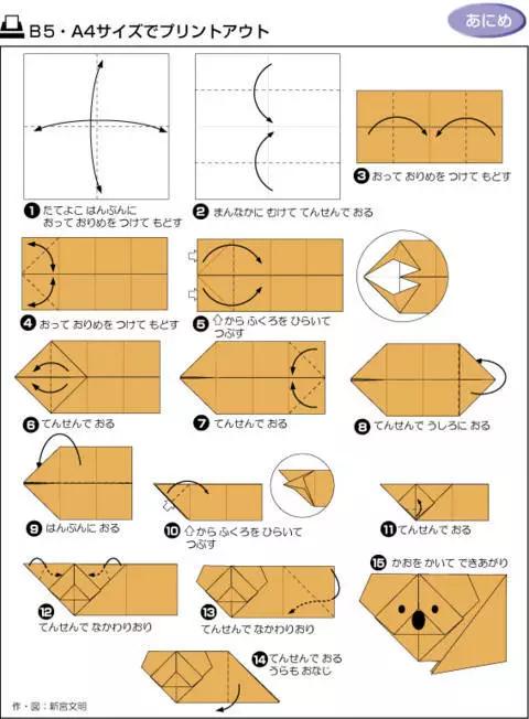 最简单的折纸大百科手工,手工折纸教程6-8岁详细讲解