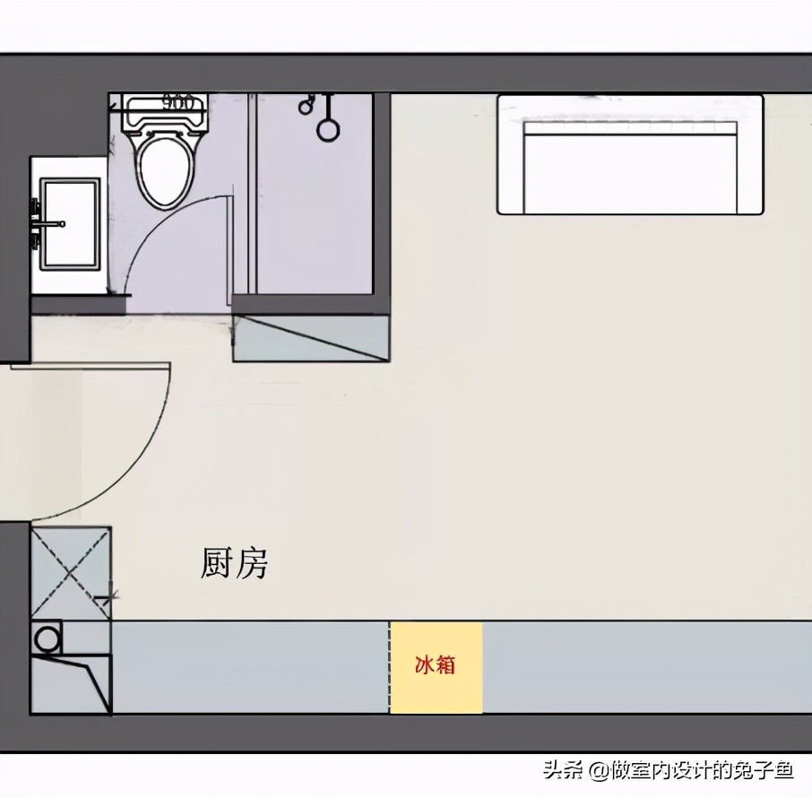 厨房太小放不下冰箱咋设计装修,厨房太小冰箱应该放哪里比较好