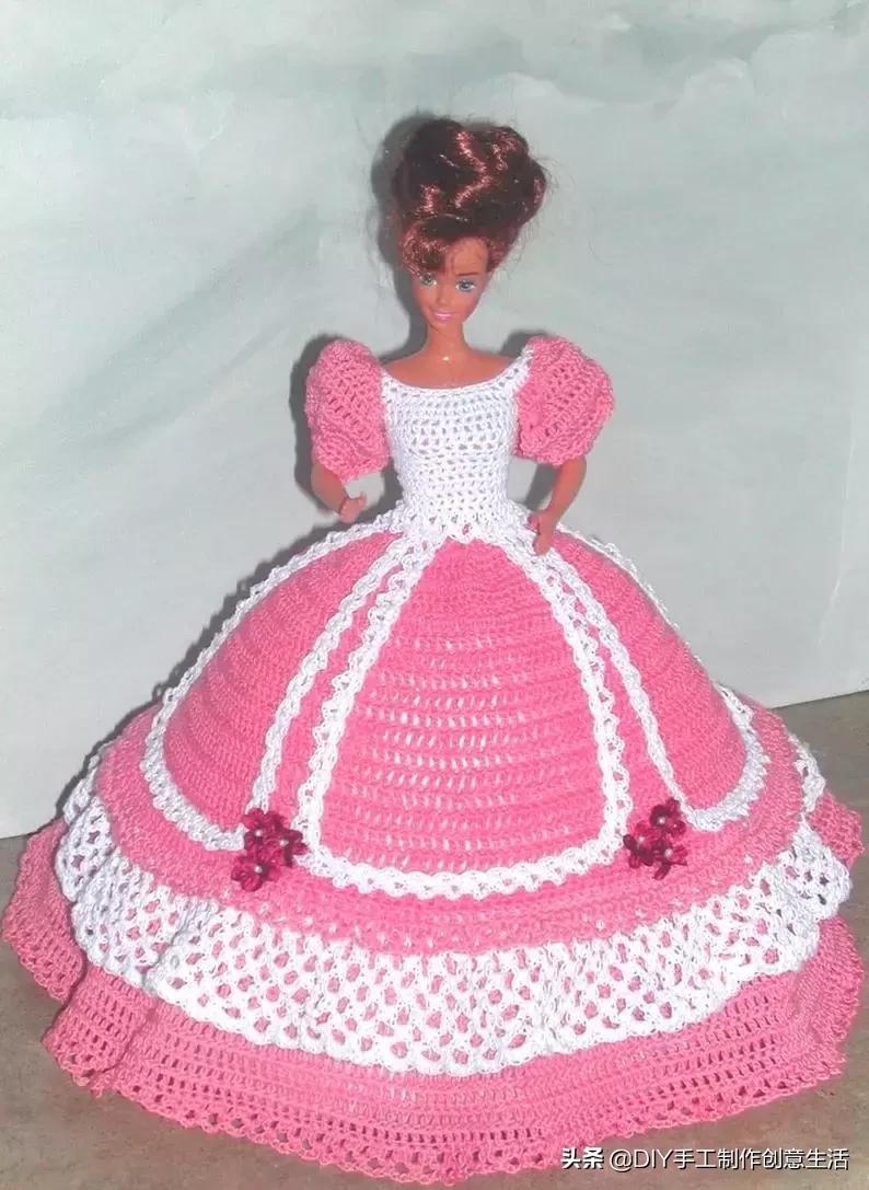 娃娃的衣服怎么钩简单,钩最简单的娃娃衣服教程