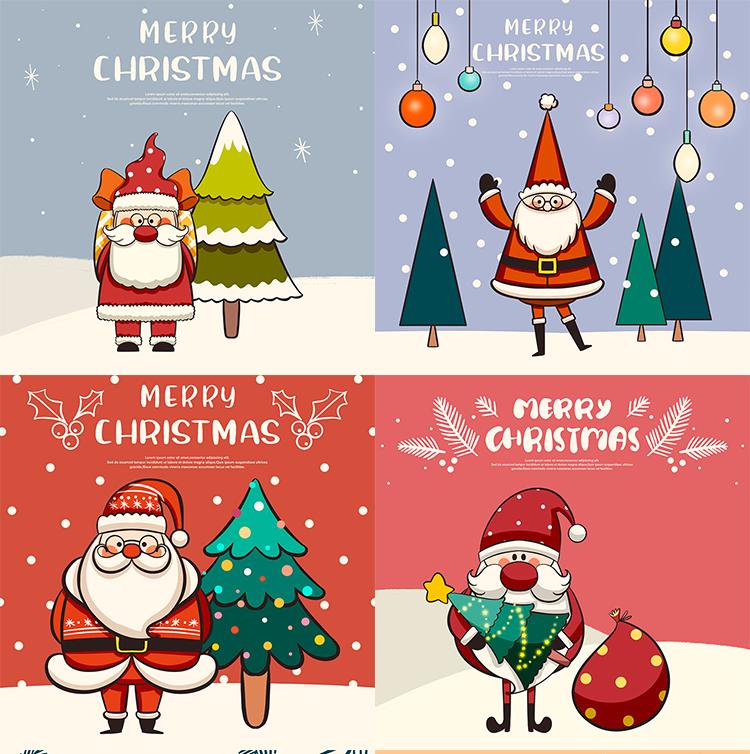 圣诞节主题海报制作图片,圣诞节海报素材和教程视频