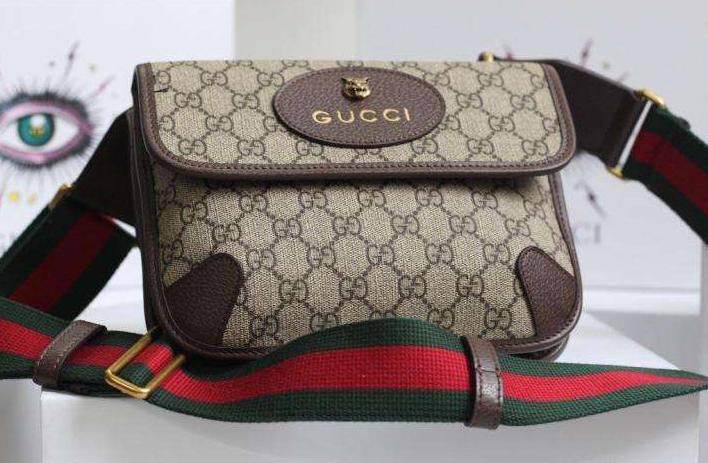 gucci虎头腰包标志会掉吗,gucci虎头腰包男士搭配