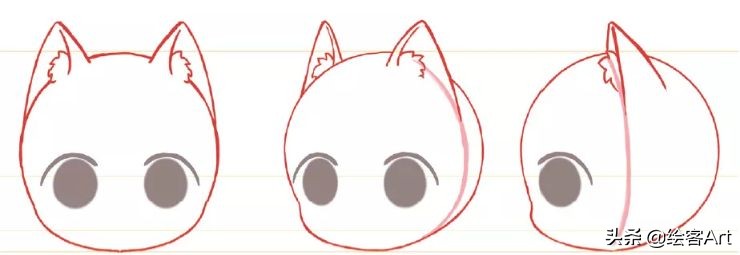 萌值爆表的Q版人物脑袋画法全解析，你确定不来pick一下？