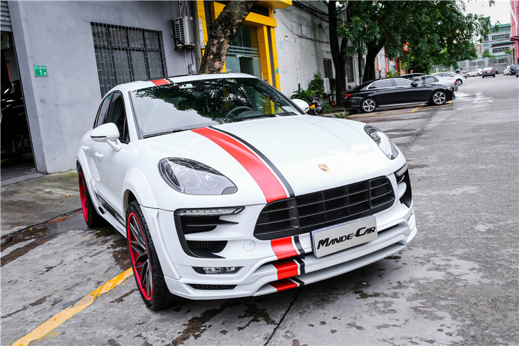 保时捷macan轮毂改装19寸,保时捷macan改装宽体大包围