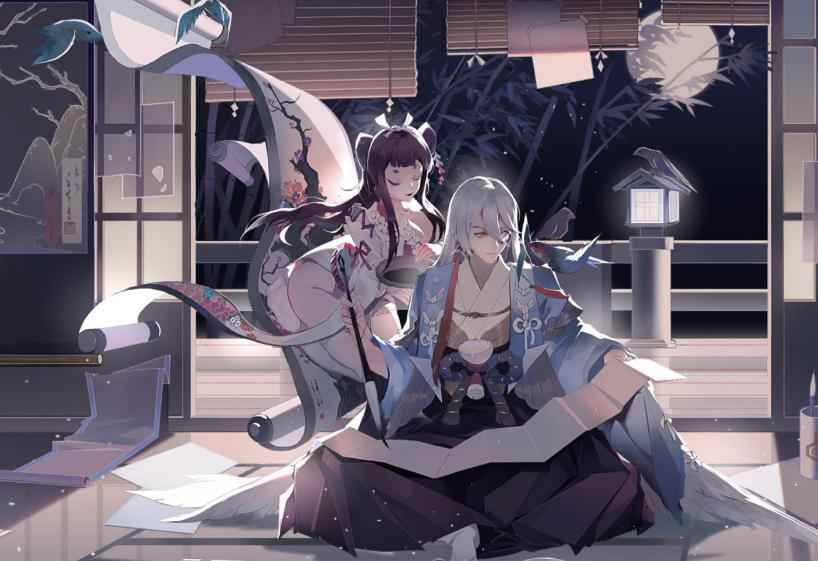 阴阳师sp花鸟卷新皮,阴阳师ssr花鸟卷