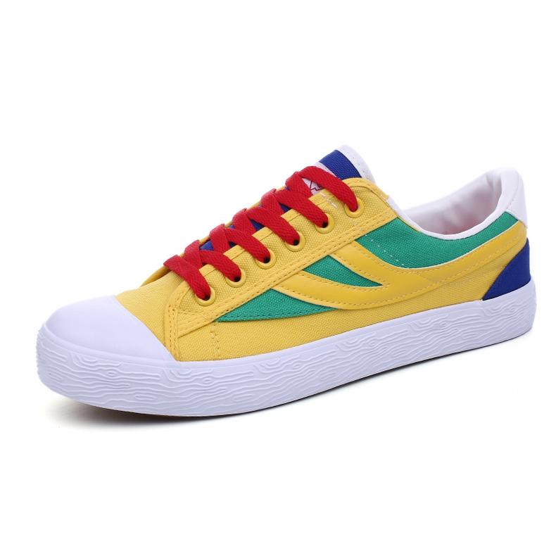 撞色潮鞋港风,潮酷休闲撞色鞋男生穿