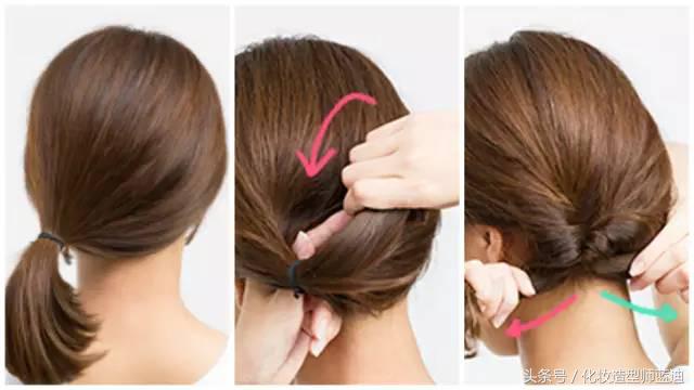 教你怎样盘发,只要方法对努力就不白费