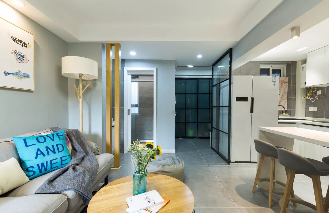 61平米北欧风简约舒适温馨大方,现代北欧风温馨清爽幸福感满满