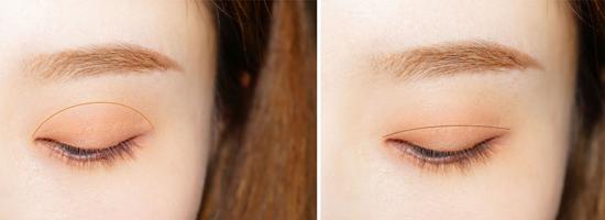 眼妆教程网红眼影,韩国珂莱欧眼影4号色化妆视频