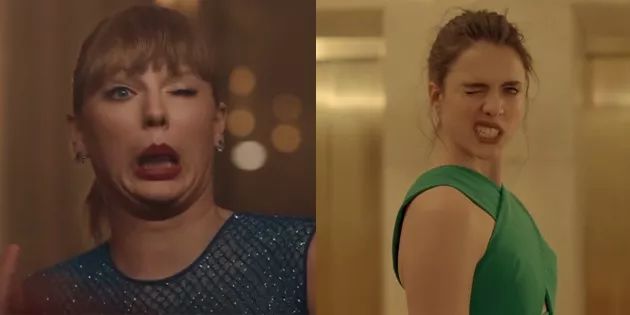 霉霉紫色香水广告,霉霉新mv里的香槟女