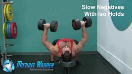 哑铃卧推凳练变式,窄距哑铃卧推和锤式哑铃卧推