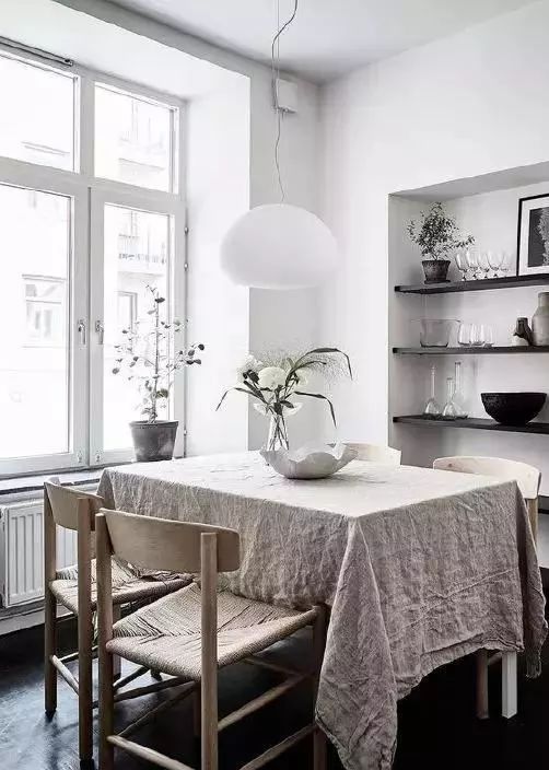 适合餐厅的桌布,法式轻奢餐厅桌布