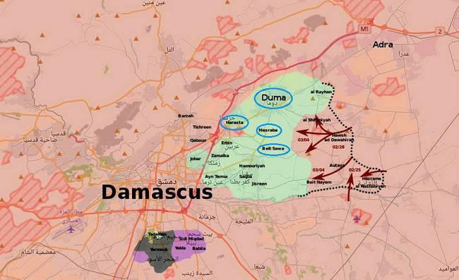 东古塔战役对叙利亚战争作用,东古塔战役始末