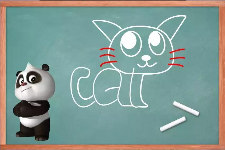 香蕉英语单词简笔画,食物的英语单词和简笔画