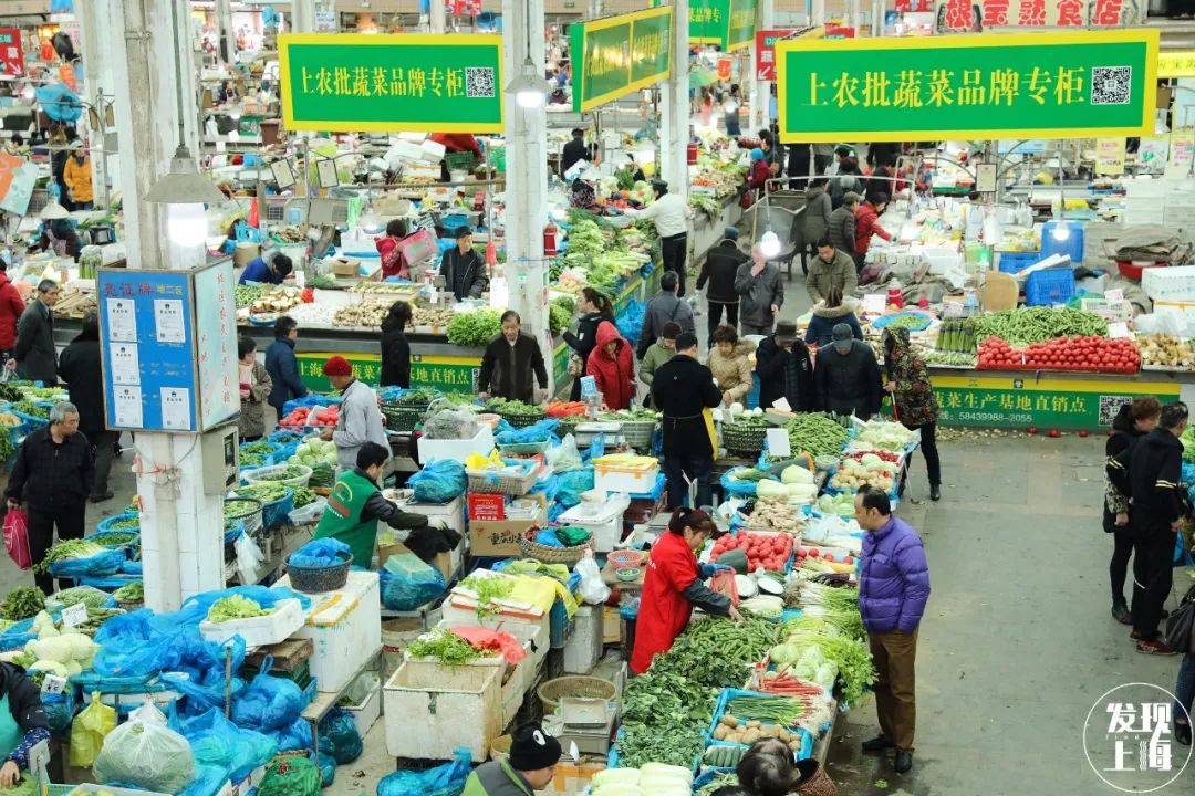 90多年前的上海菜市场,上海浦东新区最大的菜市场