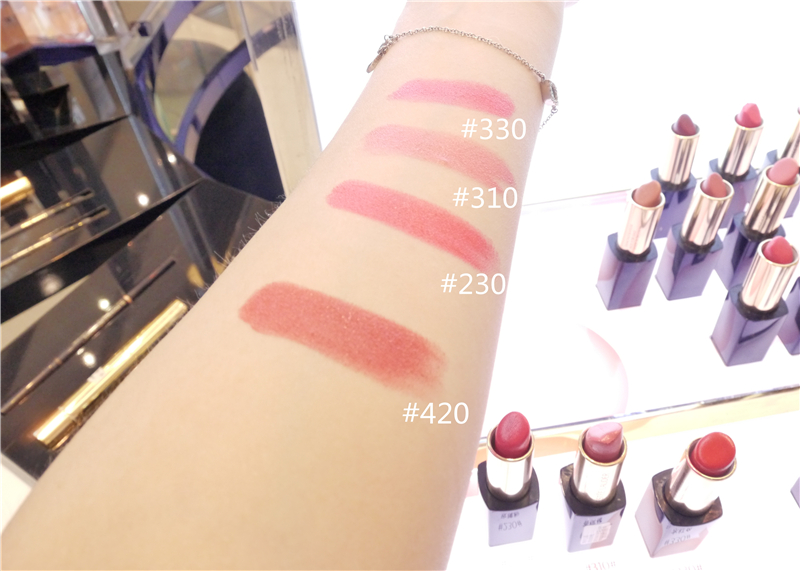 逛遍化妆品专柜,几大热门品牌口红色号