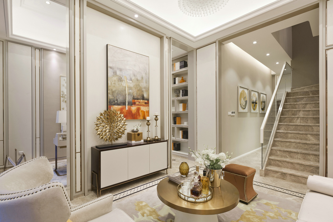 轻钢别墅装修现代风格效果图,现代风格别墅装修案例360全景