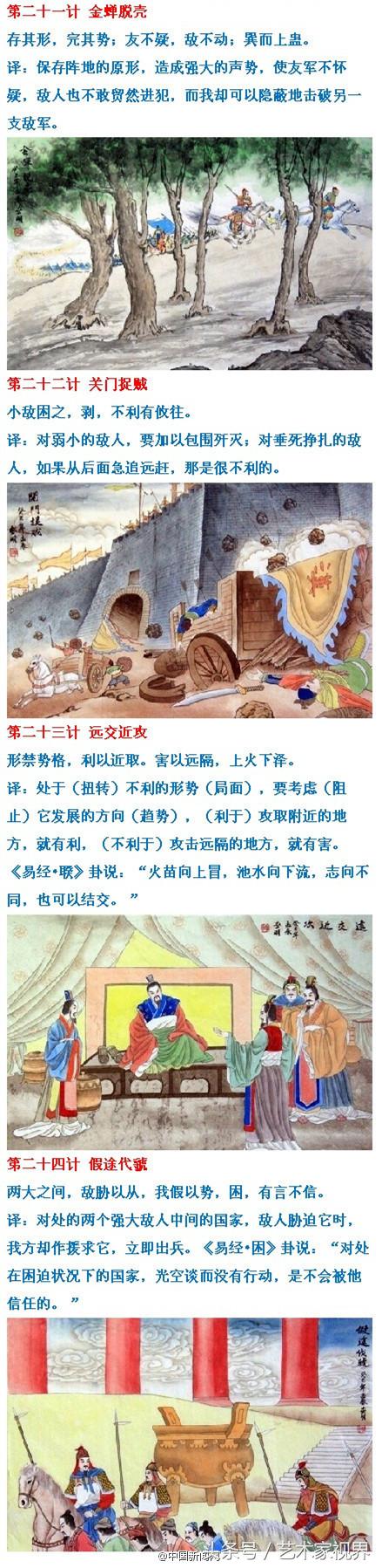 三十六计讲解简单易学完整版,三十六计完整版活学活用