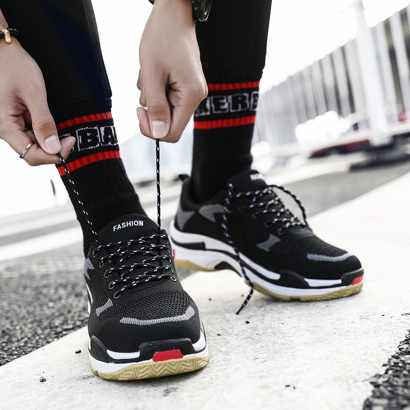 夏款男鞋ins新款潮运动鞋,网面透气百搭男士休闲ins潮运动鞋