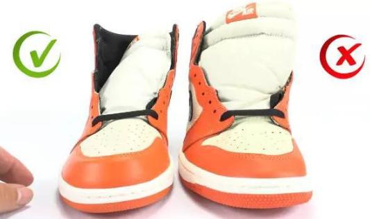 aj1扣碎真假对比图,aj1扣碎篮板真假对比图