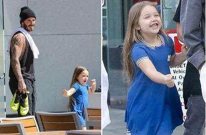 贝克汉姆家的小七怎么样了,贝克汉姆和小七穿衣