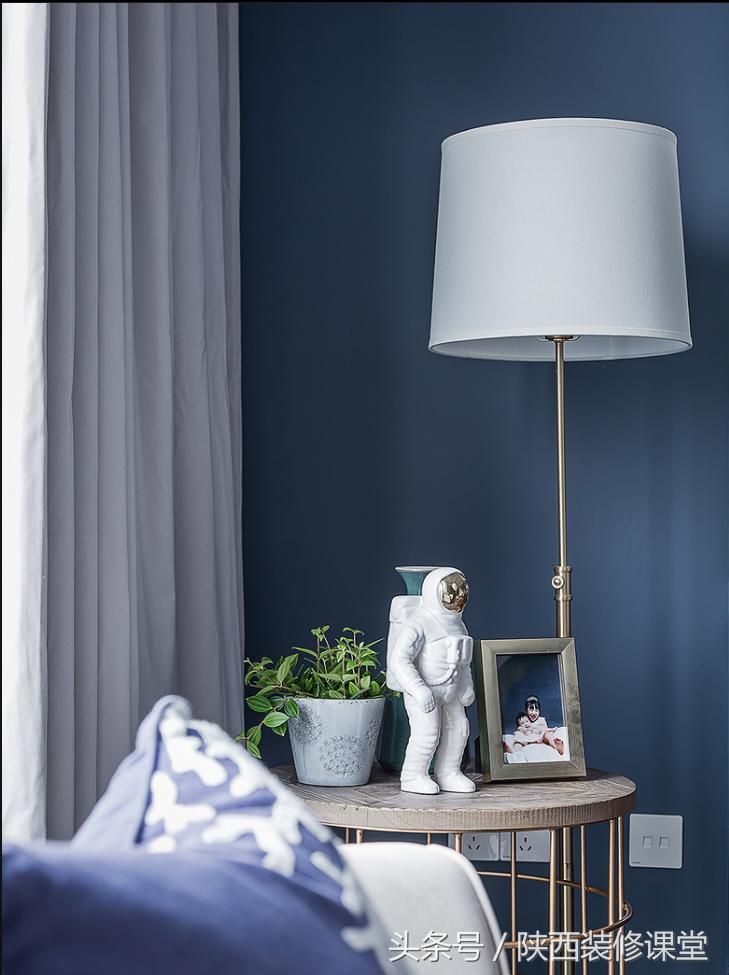 280平轻奢美式,120平美式轻奢风高级蓝灰