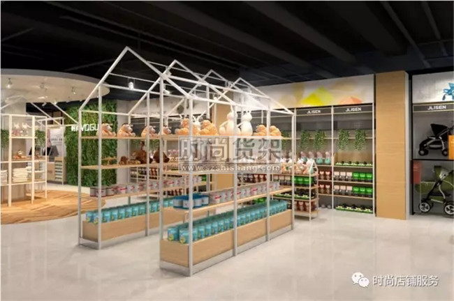 母婴店吊顶装修效果图大全,私人乡镇母婴店装修效果图