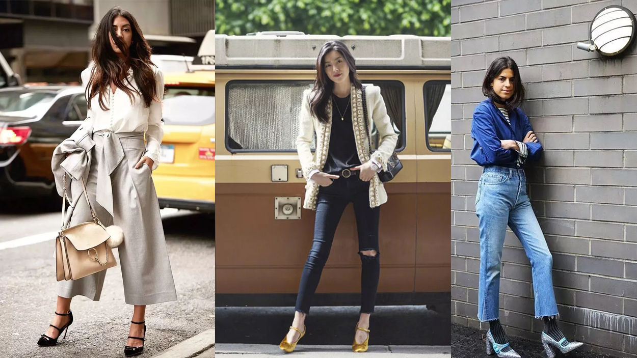 贵气又好看的玛丽珍鞋,玛丽珍鞋穿搭高级感