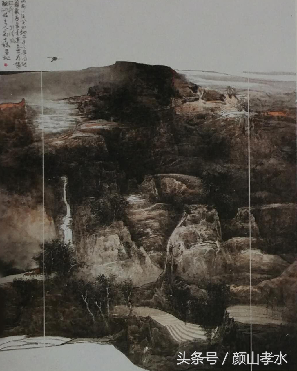 放牛出身的水墨画家,画乡村的中国知名画家