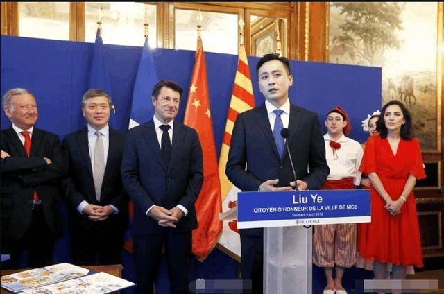 刘烨获得法国荣誉市民称号