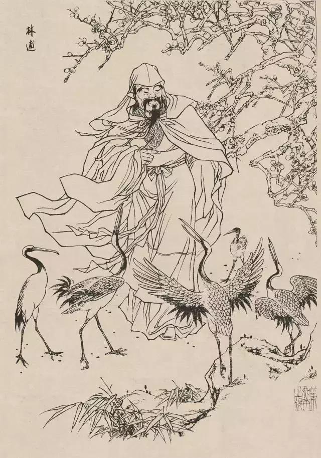 传统人物白描手稿,古代白描人物集锦