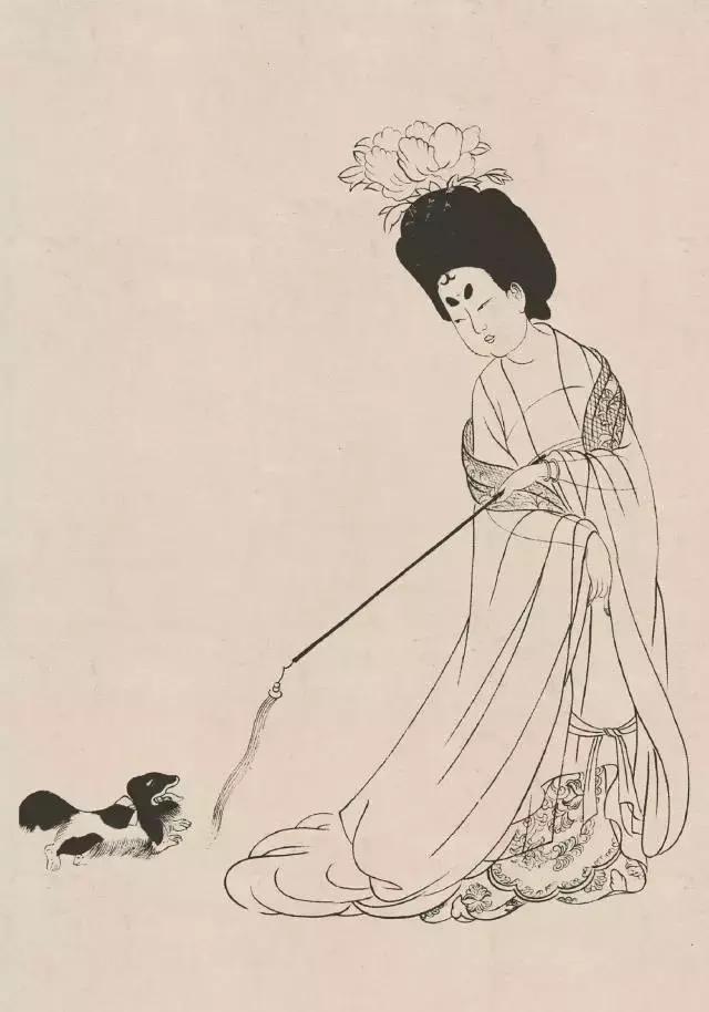 传统人物白描手稿,古代白描人物集锦