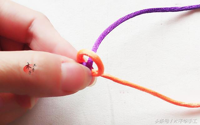 平安如意用金刚结红绳手链编法,金刚结转运珠红绳手链编法大全