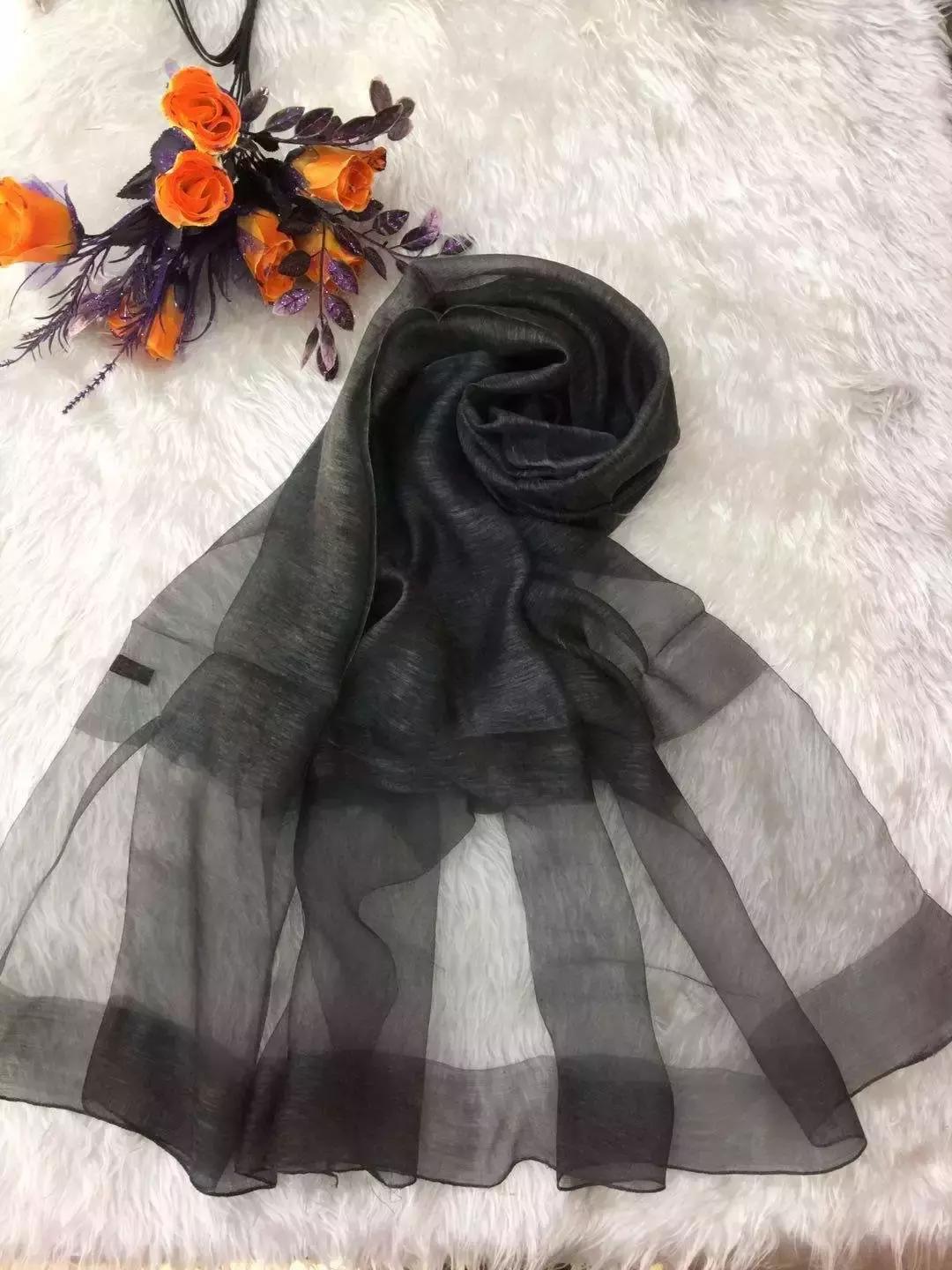 天丝刺绣丝巾,织围巾真丝