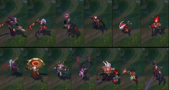 lol腥红之月烬的皮肤,lol腥红之月系列有几个