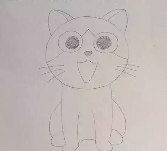 怎么画简笔猫慢教程,起司猫怎么画简笔可爱